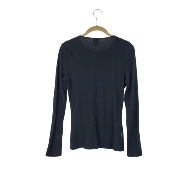 Icebreaker Merino BodyFit Basics 200 Black Wool Base Layer Womens Medium - Picture 2 of 8